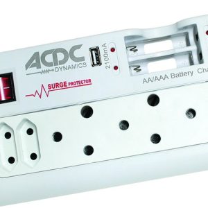 4 X 16A & 2 X2 Pin euro socket AA/AAA Battery charger- 1.4V 160MA USB output