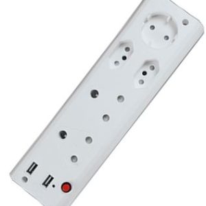 Extender with 2 X USB charger 1A with overload potection