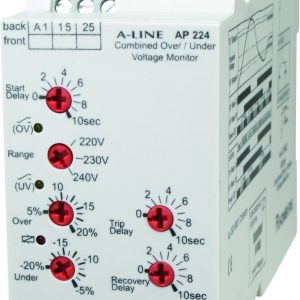 COMBINED OVER/UNDER VOLTAGE MONITOR, 2 INDEPENDENT RELAYS