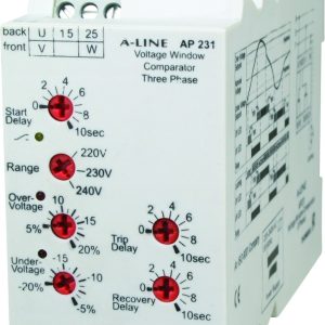 THREE PHASE VOLTAGE WINDOW COMPARATOR, PHASE SEQUENCE & FAILURE