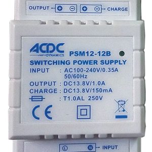 DIN MOUNT POWER SUPPLY AND BATTERY CHARGER
