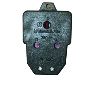 JANUS COUPLER DOUBLE BLACK RUBBER 15A