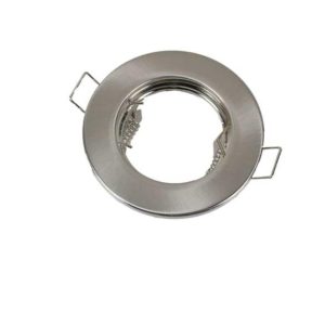 SATIN NICKEL 80mm FIXED DOWN LIGHT