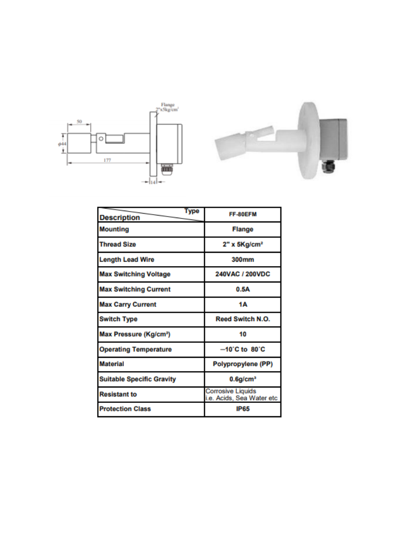 PLASTIC REED FLOAT SWITCHES Dorite Solar
