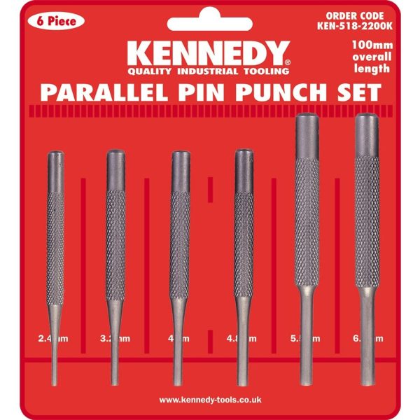 KEN5182200K PARALLEL PIN PUNCHES SET OF 6 Dorite Solar