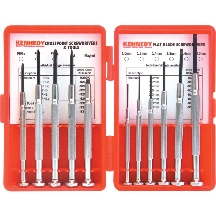 KEN5729050K - 11-PC PRECISION SCREWDRIVER & TOOL SET 1 KEN5729050K - 11-PC PRECISION SCREWDRIVER & TOOL SET