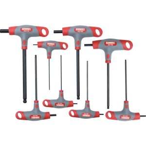 KEN6027800K - 2.0-10.0MM T-HANDLED HEXAGON BALL DRIVER SET (8PC)